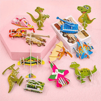Re Useable Educational 3D Cartoon Puzzle