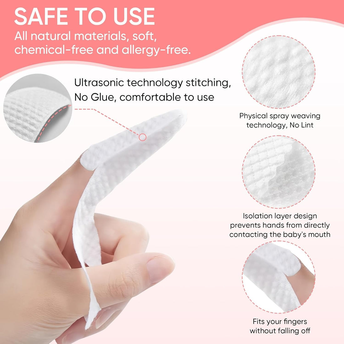Baby Oral Care Finger Wipes