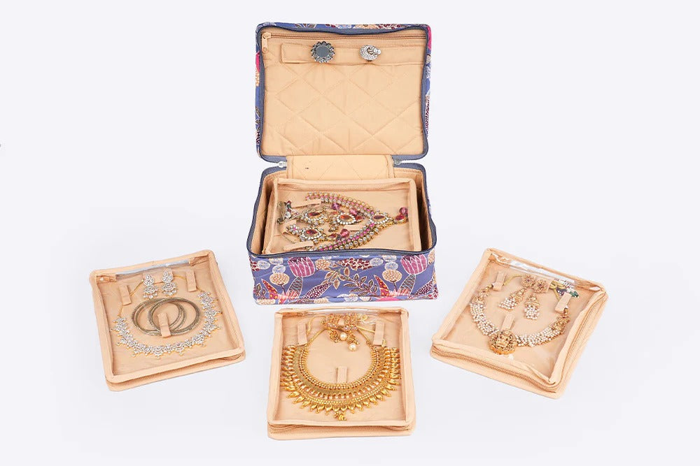 Jewelry Organizer Bags with Pouches