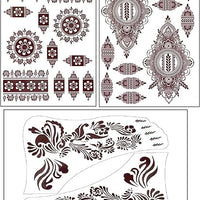 Mehndi Waterproof Sticker