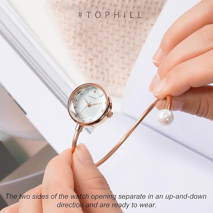 Elegant Bangle Style Watch