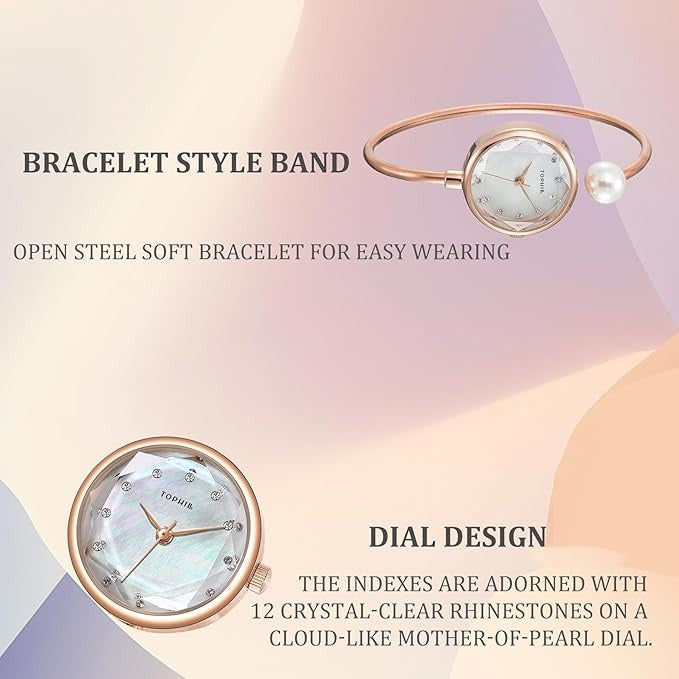Elegant Bangle Style Watch