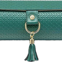 3-Layer Leather Jewelry Organizer Holder