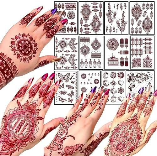 Mehndi Waterproof Sticker