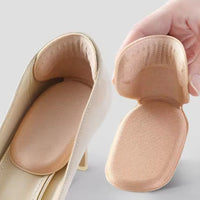 Reusable T-Shaped Sponge Heel Grips for Women Shoes