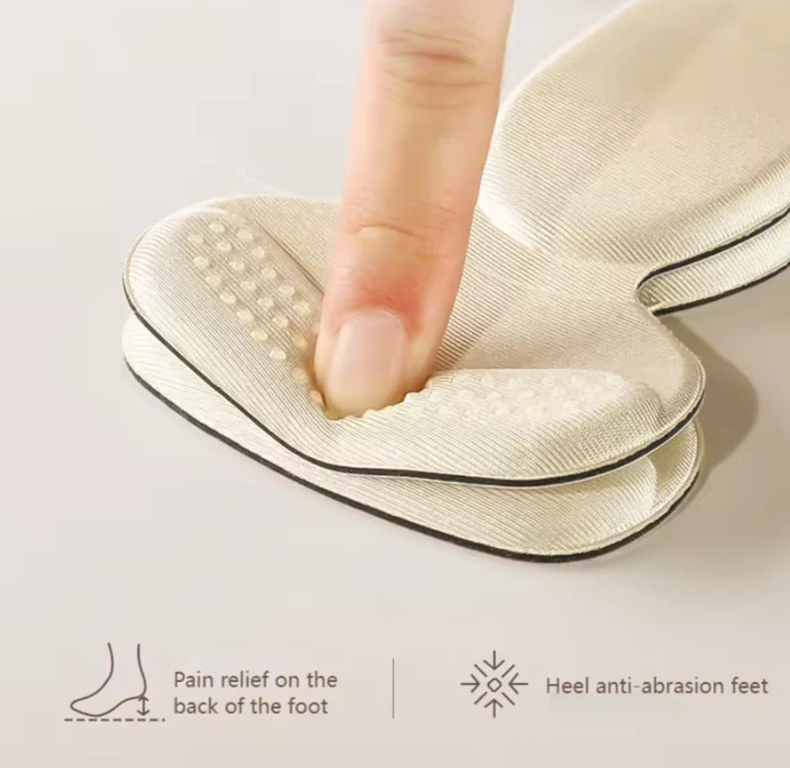 Reusable T-Shaped Sponge Heel Grips for Women Shoes