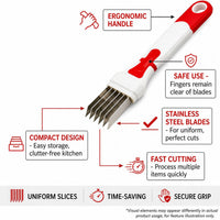 Multi-Blade Quick Vegetable Cutter