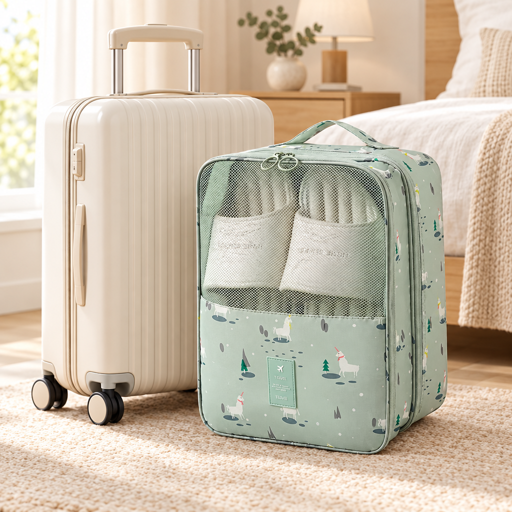 Waterproof Travel Shoe Organizer Bag