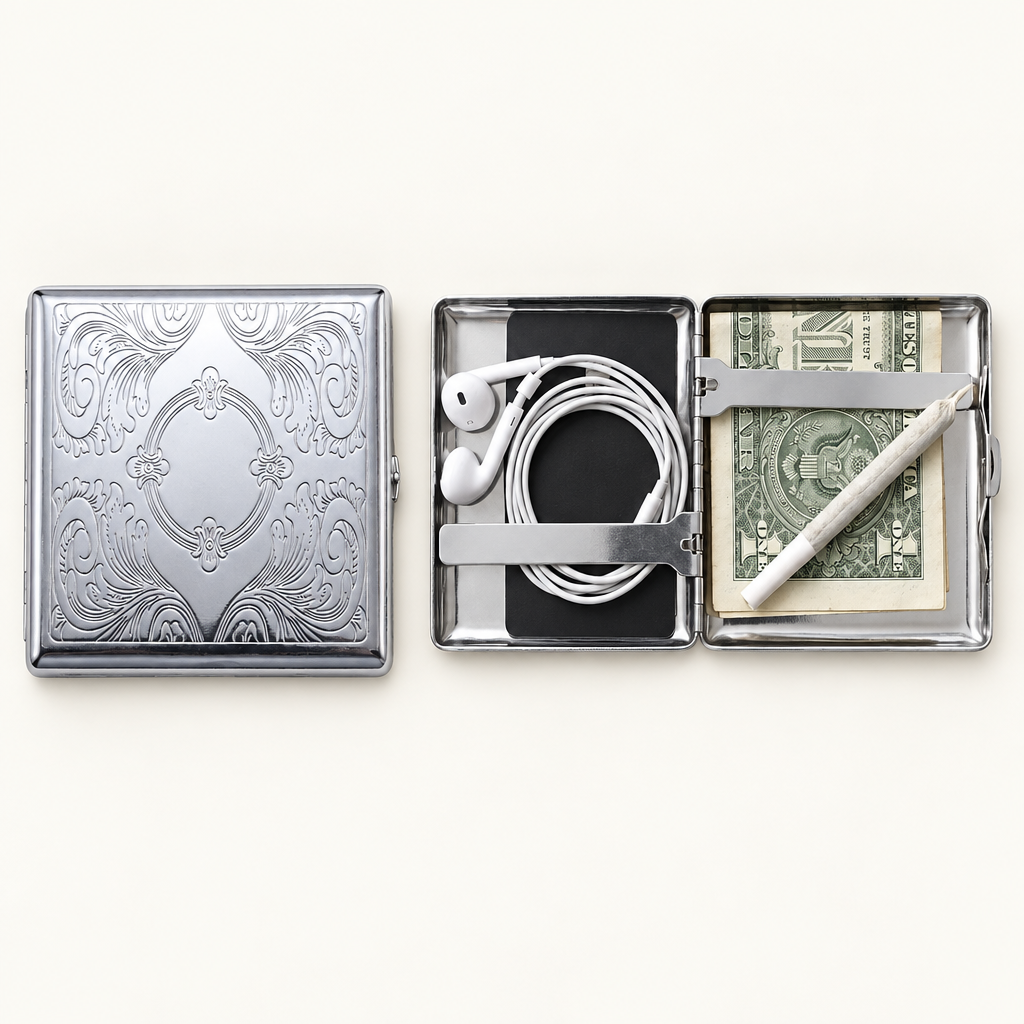 Vintage Silver Engraved Wallet