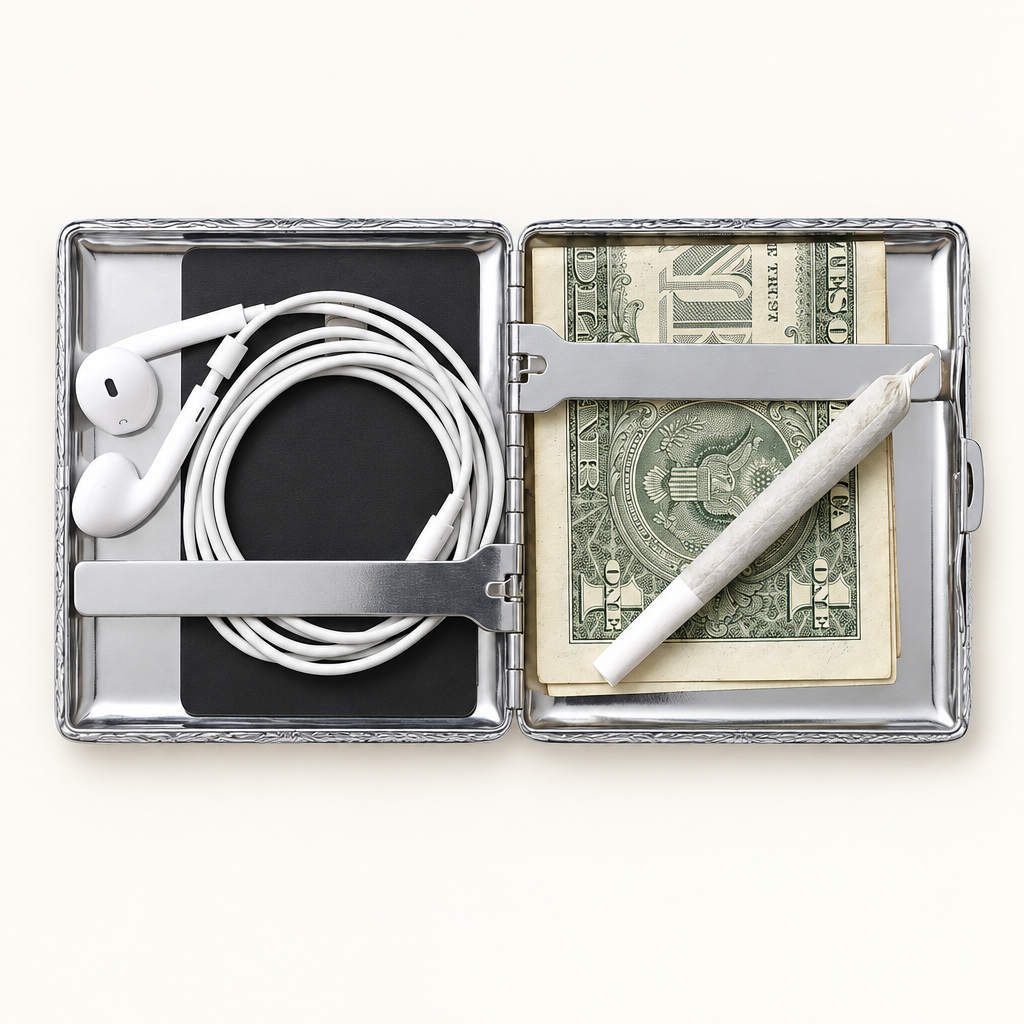 Vintage Silver Engraved Wallet