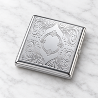 Vintage Silver Engraved Wallet