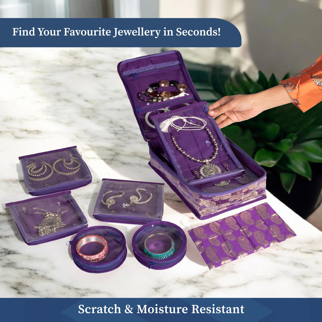 Luxury Travel Jewelry Bag