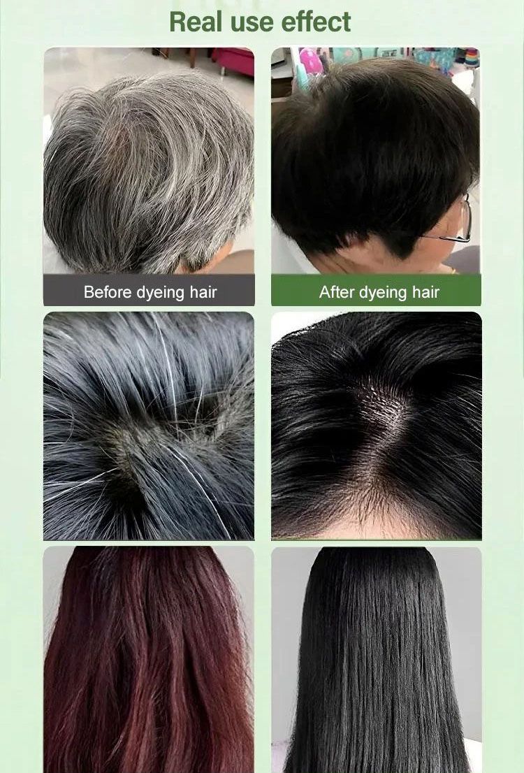 3-in-1 hair dye shampoo
